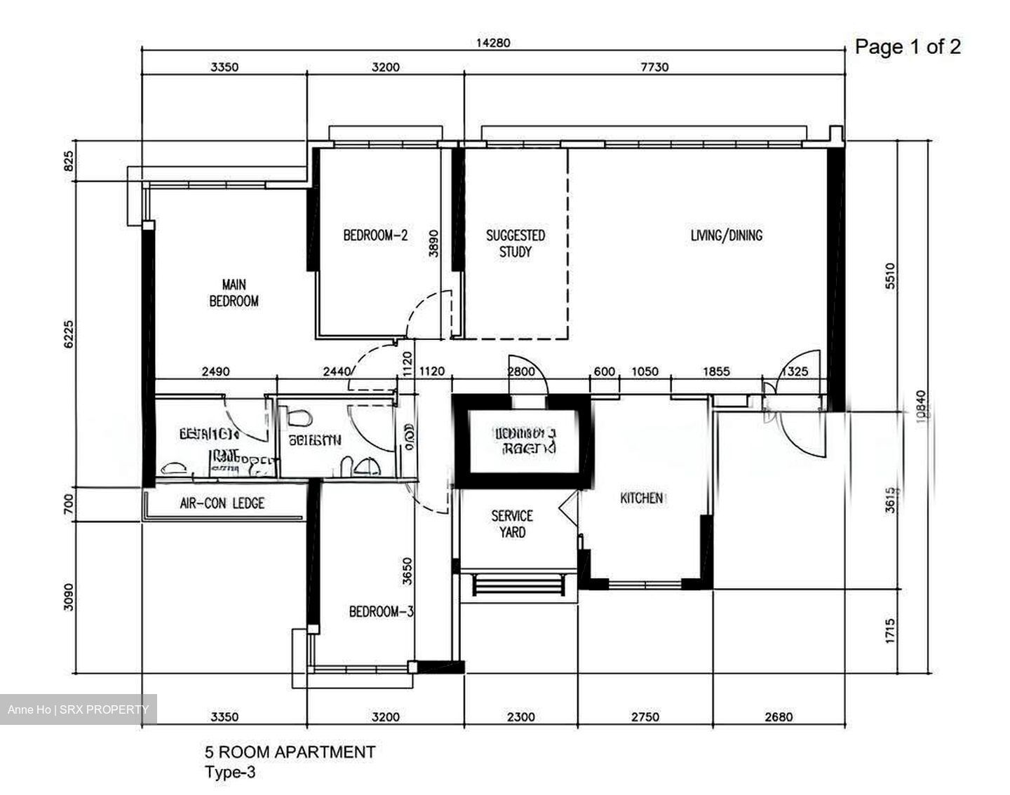 Blk 292C Skypeak @ Bukit Batok (Bukit Batok), HDB 5 Rooms #633601421